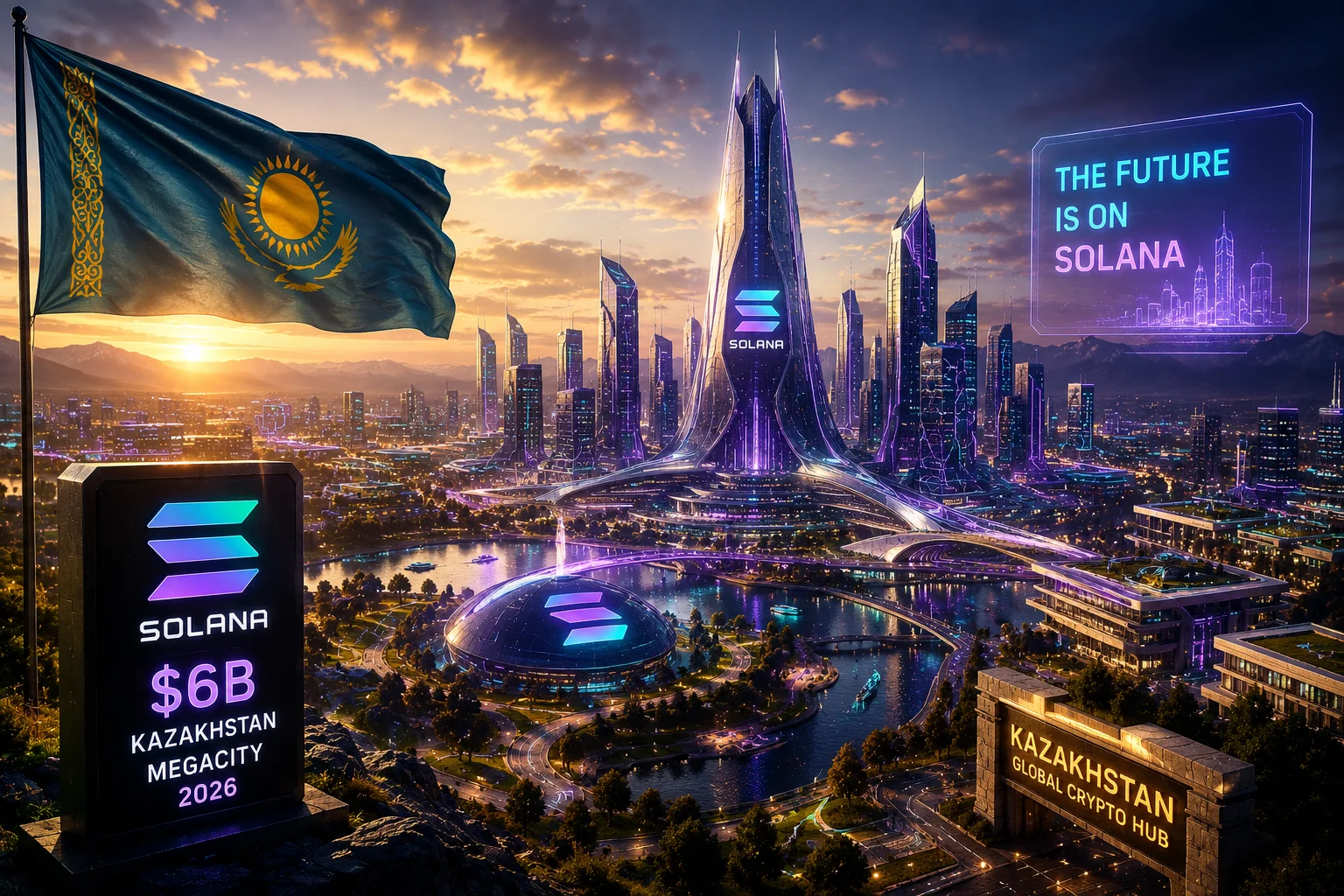 Behind Solana’s $6B Kazakhstan Megacity: What Airdrop Hunters Need to Watch in 2026