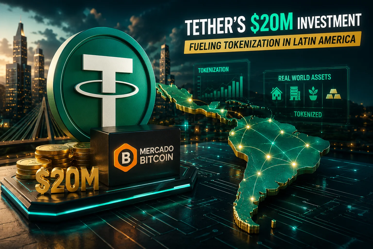 Behind Tether’s $20M Move: Is Mercado Bitcoin Set to Spark Latin America’s Tokenization Wave?
