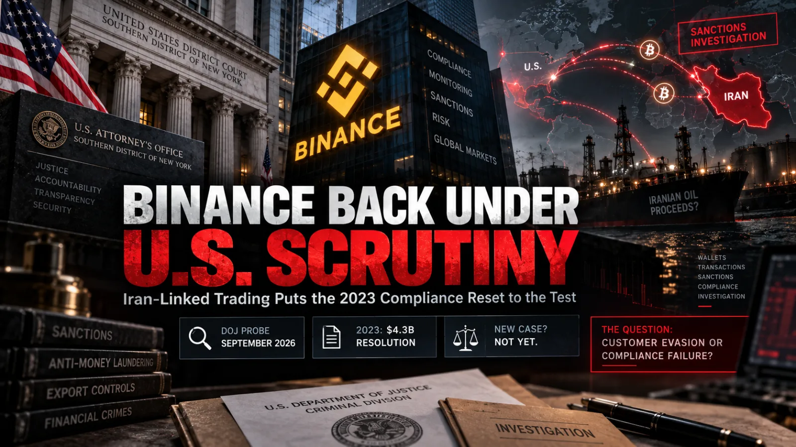 Binance Is Back Under the Iran Spotlight But This Time the Question Is Different