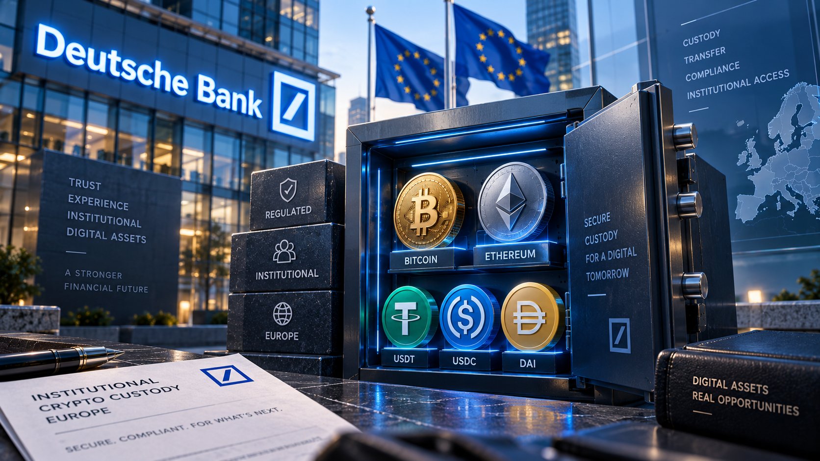 Deutsche Bank's Crypto Custody Push Goes Beyond Bitcoin