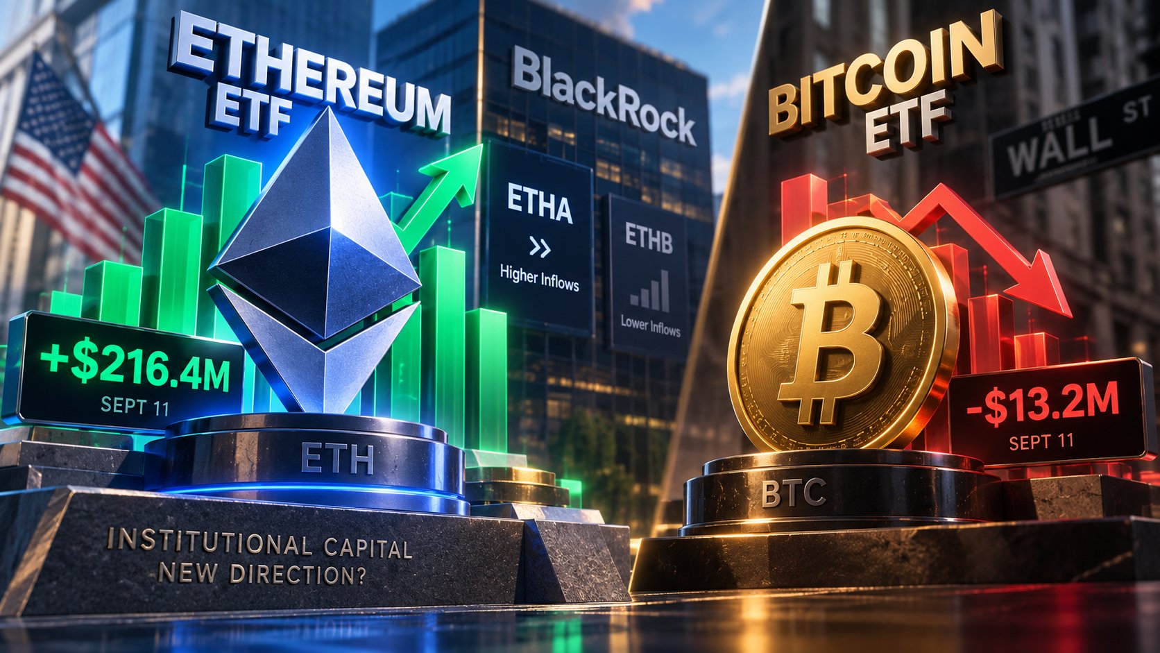 Ether ETFs Took In $216M as Bitcoin Bled-Staking Is the Test