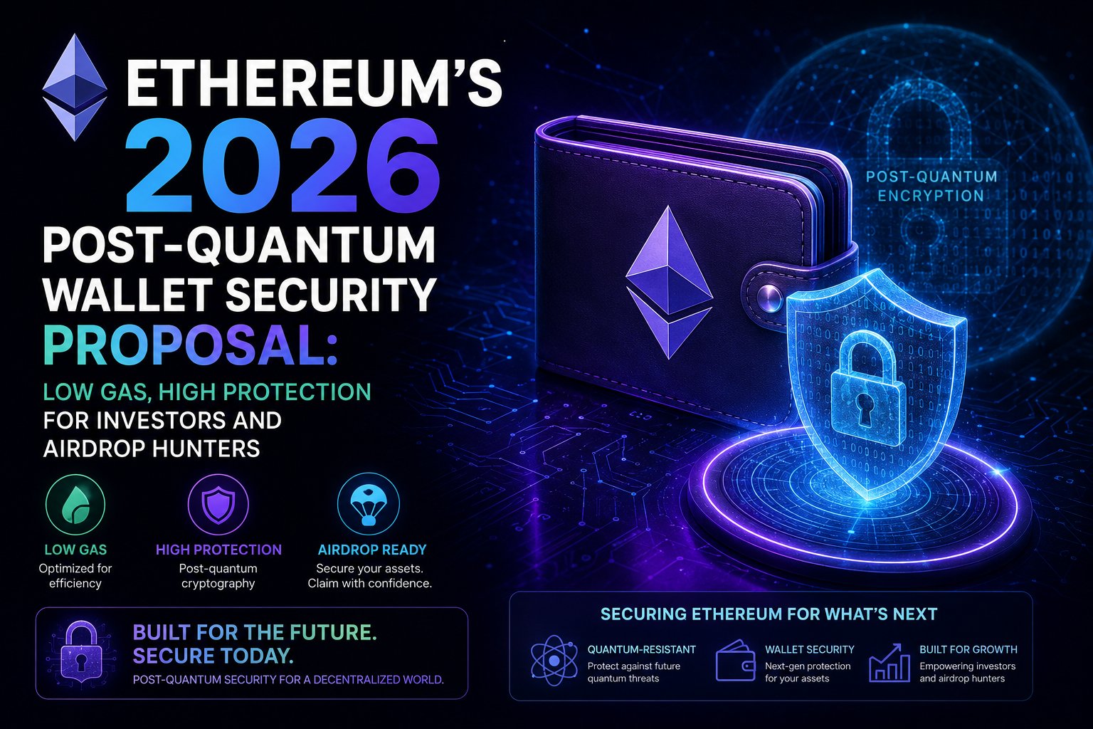 Ethereum’s 2026 Post-Quantum Wallet Security Proposal: Low Gas, High Protection for Investors and Airdrop Hunters