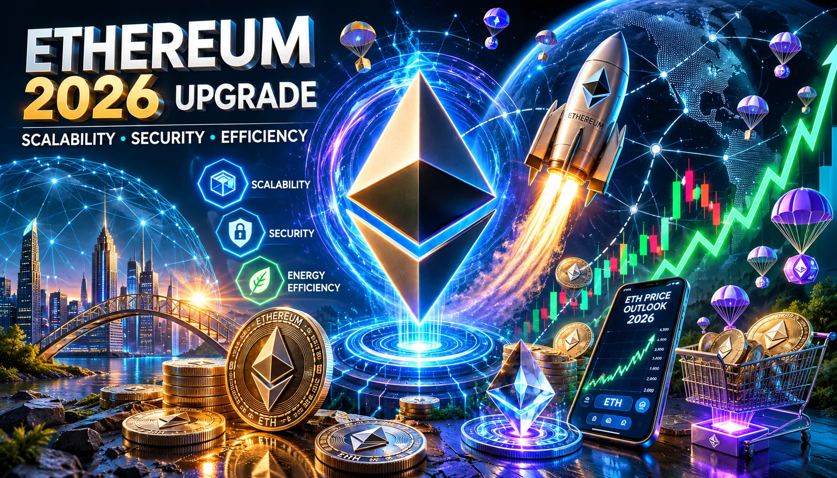 Ethereum's 2026 Tech Upgrade: Is Now the Time to Buy ETH? Price Outlook, Airdrops, and Investment Strategies
