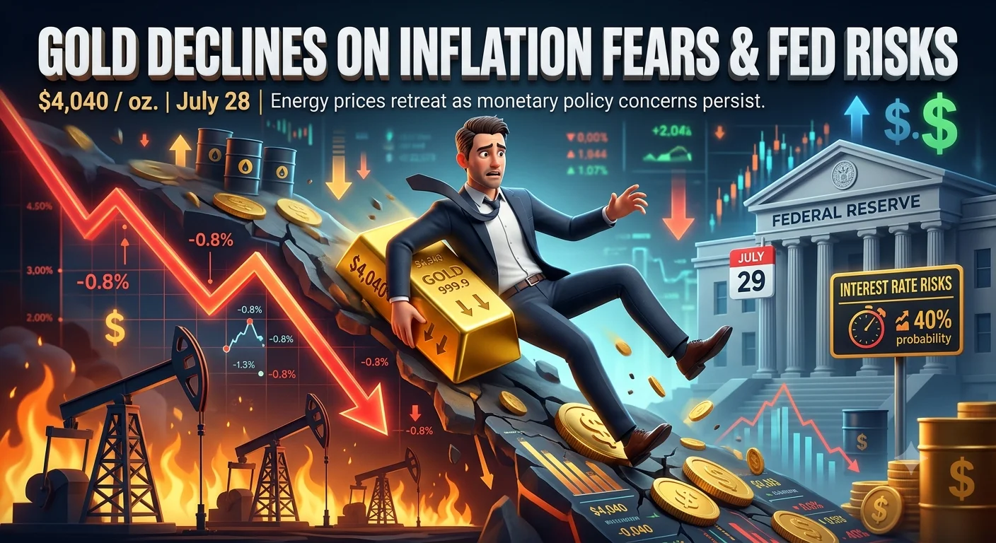 Gold Faces Fed Test as Oil Retreat Cools Inflation Fears