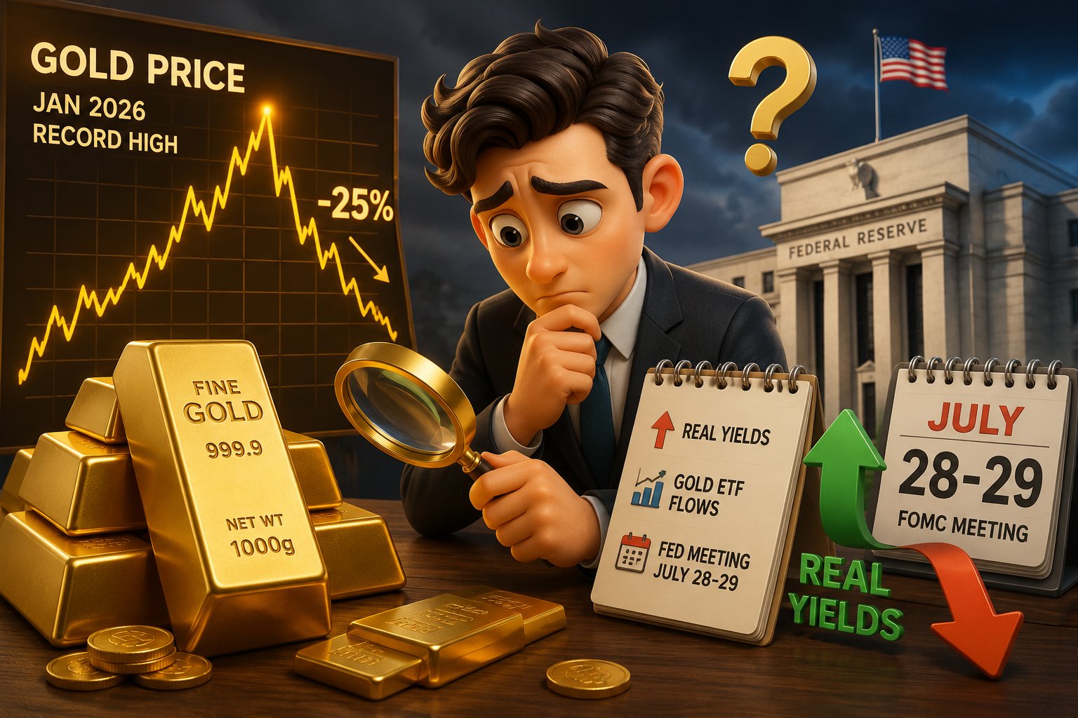 Gold's 25% Pullback: What Could Trigger a Durable Rebound