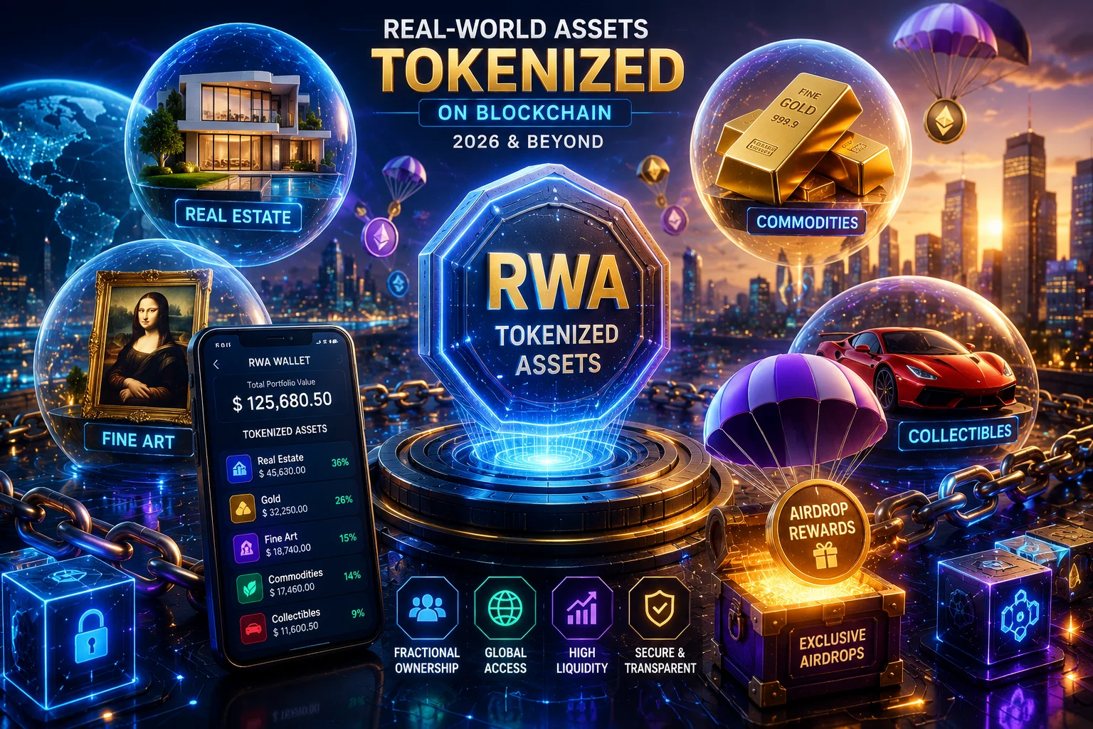 Real-World Asset Tokenization on Blockchain in 2026: The Ultimate Guide for Crypto Investors & Airdrop Hunters