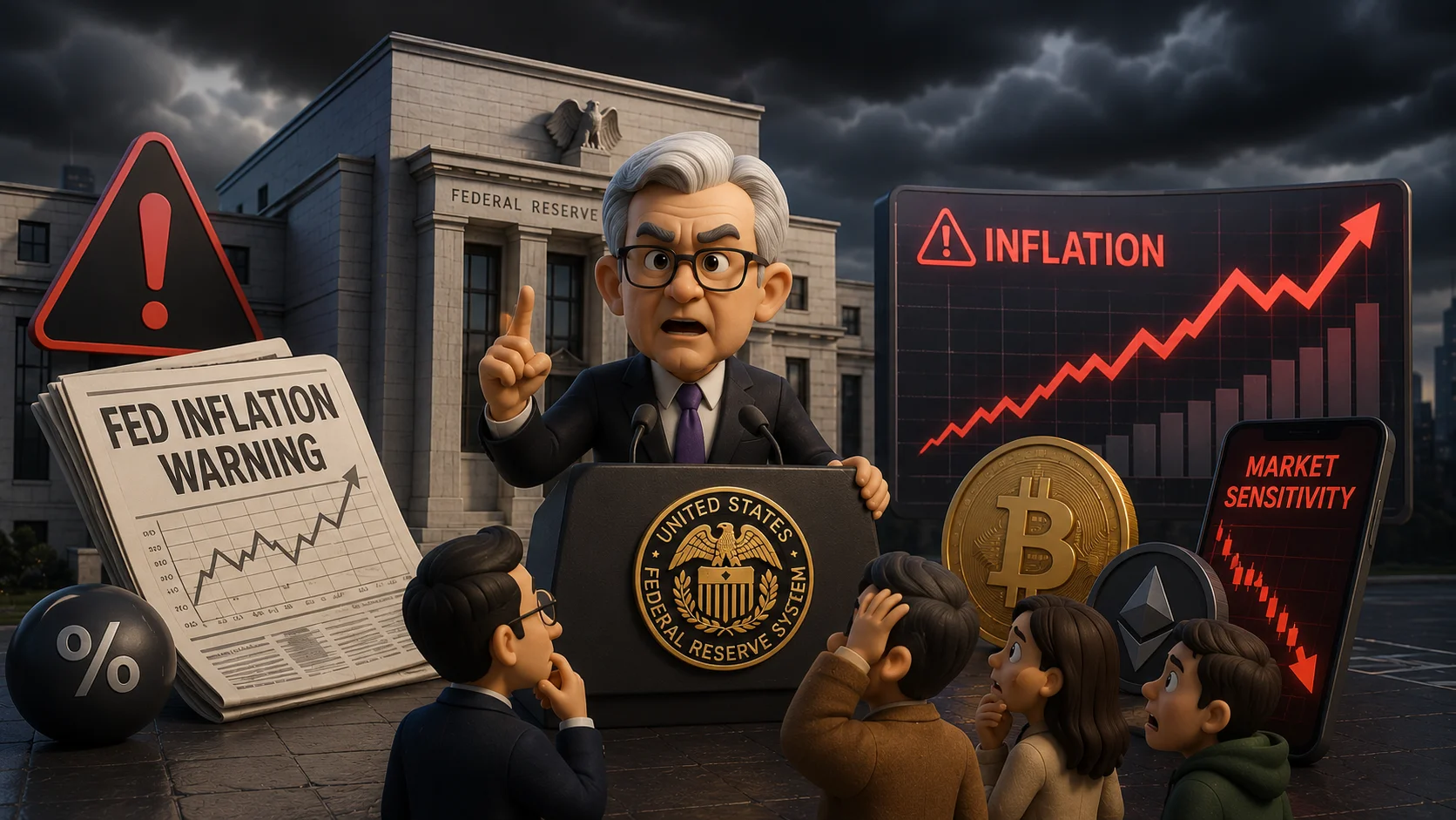 Why Inflation Warnings from the Fed Could Signal a Crypto Market Shift